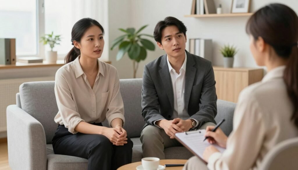 couple therapy session