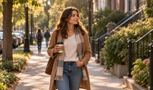 Woman gradually moving forward and healing after a breakup.
